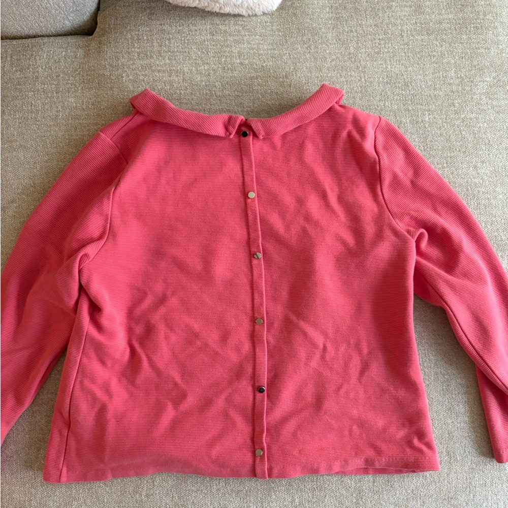Talbots Pink Long Sleeve Top - Picture 3 of 5